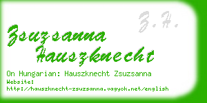 zsuzsanna hauszknecht business card